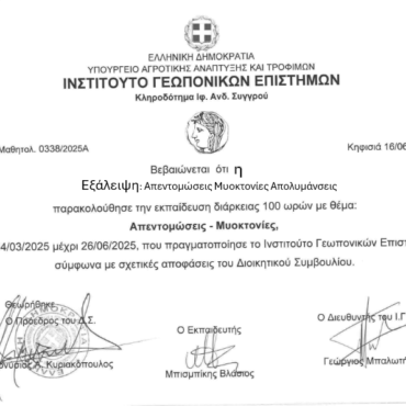 ΠΙΣΤΟΠΟΙΗΤΙΚΑ – ΒΕΒΑΙΩΣΕΙΣ